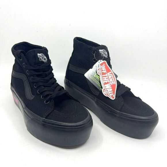 Vans Womens Sk8-Hi Tapered Stackform Awaken Desire Morph Black M5 / W6.5M New - Picture 1 of 14